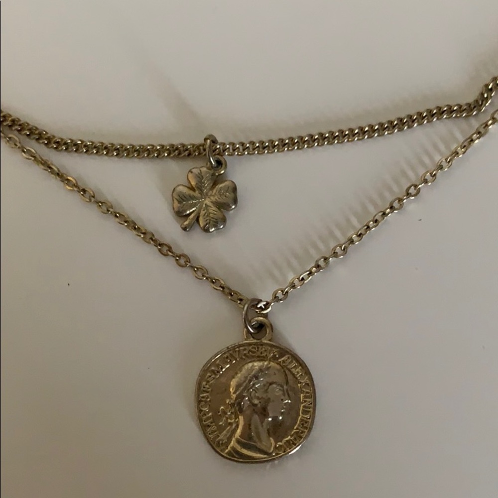 Gold plated necklace
